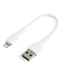 Cable StarTech.com usb tipo-a  macho a lightning macho 0.15m blanco RUSBLTMM15CMW