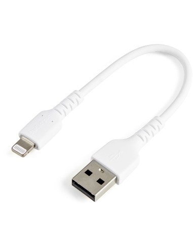 Cable StarTech.com usb tipo-a  macho a lightning macho 0.15m blanco RUSBLTMM15CMW