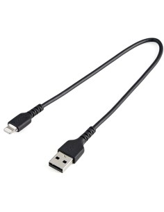 Cable StarTech.com usb tipo-a macho a lightning macho 0.3m negro RUSBLTMM30CMB
