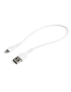 Cable StarTech.com usb tipo-a macho a lightning macho 0.3m blanco RUSBLTMM30CMW