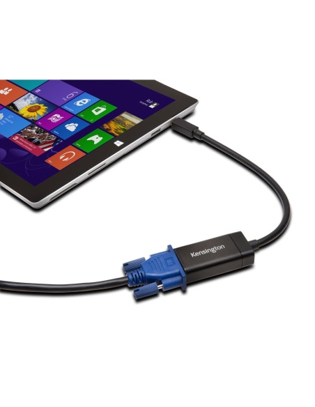 Adaptador kensington mini displayport a vga macho a hembra negro K33987WW