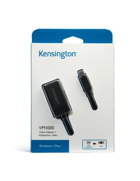 Adaptador kensington mini displayport a vga macho a hembra negro K33987WW