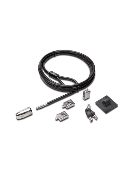Kit de seguridad kensington con candados para ordenador de sobremesa y perifericos 2.0 negro plata K64424WW
