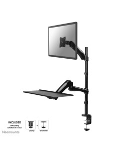 Newstar Soporte mesa para monitor 10P a 27P Negro