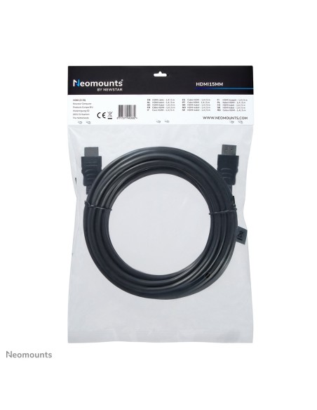 NEWSTAR Cable alargador HDMI tipo A (Estándar) Macho Macho, 5 metros Negro