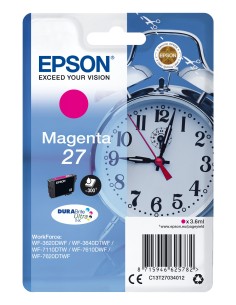 Cartucho Epson Alarm clock Singlepack Magenta 27 DURABrite Ultra Ink C13T27034022