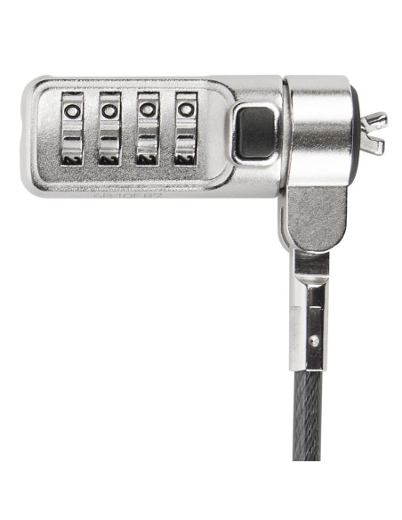 Cable de seguridad targus antirrobo cerradura con combinacion acero negro ASP66GLX-S