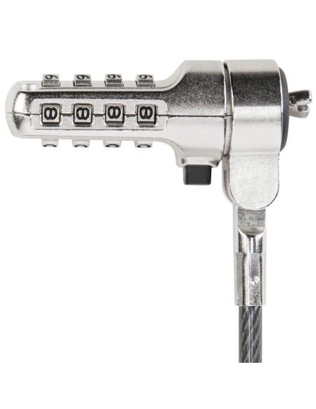 Cable de seguridad targus antirrobo cerradura con combinacion acero negro ASP66GLX-S