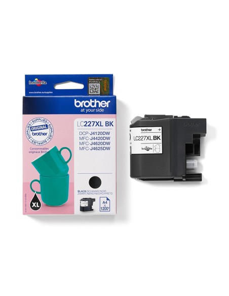 Brother LC-227XLBK cartucho de tinta 1 pieza Original Negro