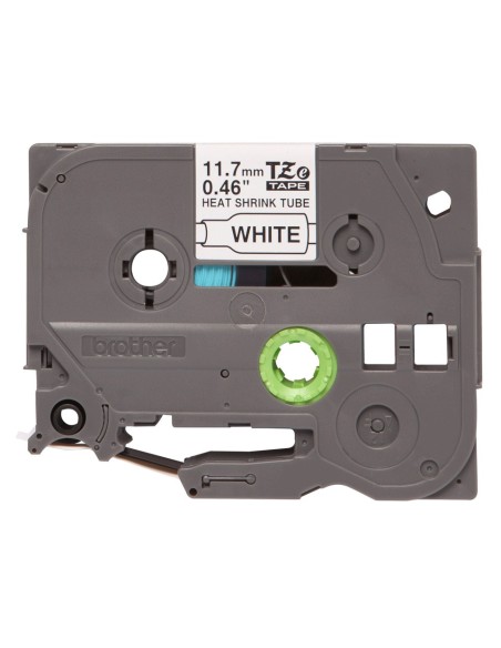 Cinta para impresora de etiquetas TZe brother negro sobre blanco poliolefina HSe231