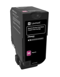 Lexmark 74C2SM0 cartucho de tóner 1 pieza Original Magenta