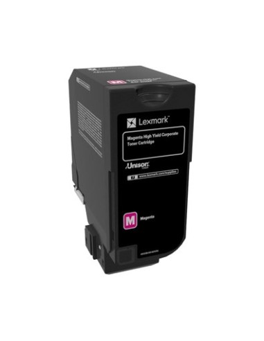 Lexmark 84C2HME cartucho de tóner 1 pieza Original Magenta