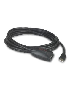 APC NetBotz Latching Repeater Cable USB A Macho-Hembra 5,00 m Negro