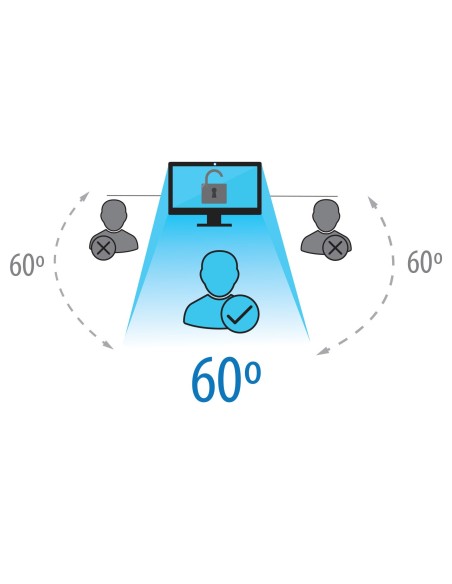 V7 Privacy Filter for Notebook 14P - Relación de aspecto 16 9 Negro