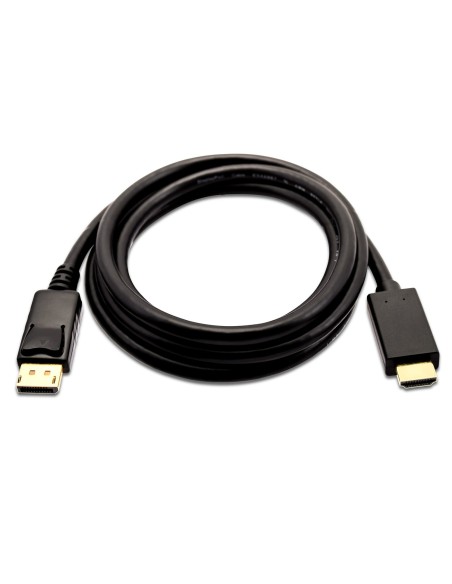V7 Cable de vÍ­deo con conector DisplayPort macho a HDMI macho 3 m 10ft Negro
