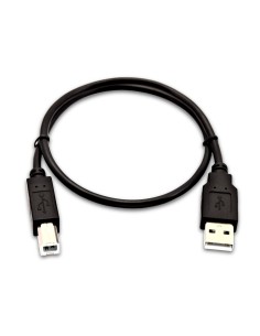 V7 Cable USB con conector USB A Macho a USB B Macho, 0,5 m Negro