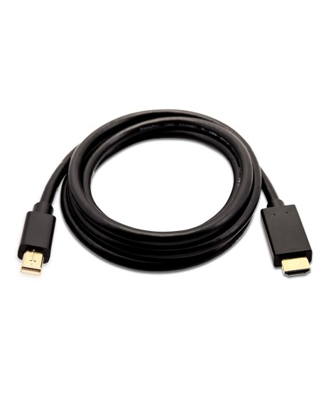 V7 Cable de video Mini DisplayPort Macho a HDMI Macho 2 m 6.6ft Negro