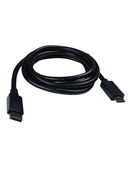 V7 Cable de vÍ­deo con conector DisplayPort macho a HDMI macho 2 m 6.6ft Negro