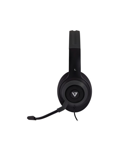 V7 Premium auriculares diadema circumaurales Negro