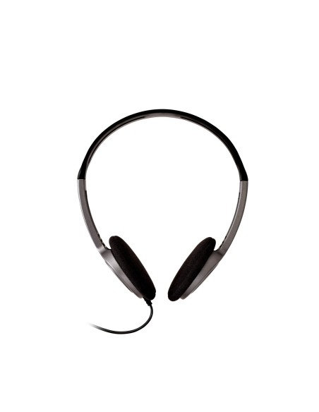 V7 casco Auriculares Diadema Conector de 3,5 mm Negro, Plata