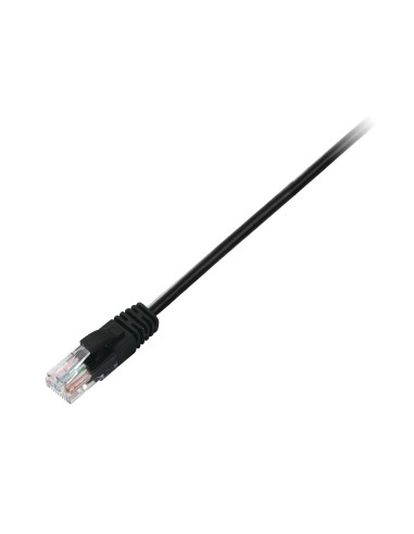 V7 Cable de red RJ-45 Cat6 U UTP (UTP) Macho Macho 0,5 m Negro