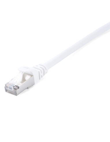 V7 Cable de red RJ-45 blindado Cat6 S FTP (S-STP) Macho Macho, 3 m Blanco