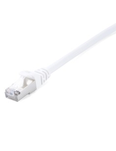 V7 Cable de red RJ-45 blindado Cat6 S FTP (S-STP) Macho Macho, 1 m Blanco