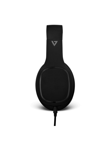 V7 Auriculares diadema circumaurales 3.5mm negros