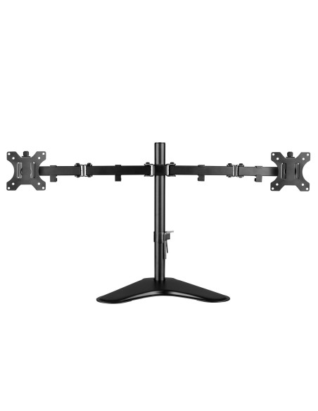 V7 Soporte para monitores de escritorio doble 32P Negro