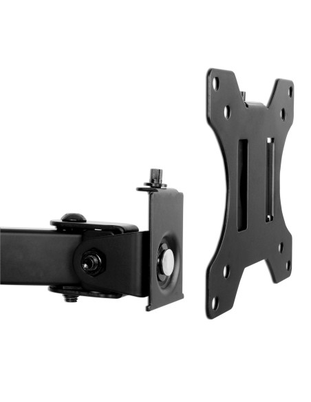 V7 Soporte para monitores de escritorio doble 32P Negro