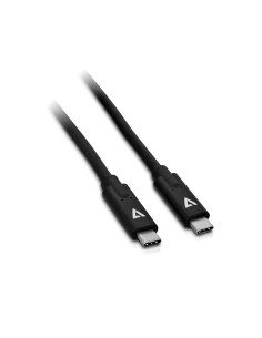 V7 Cable USB con conector USB-C Macho Macho 2 m 6.6ft Negro