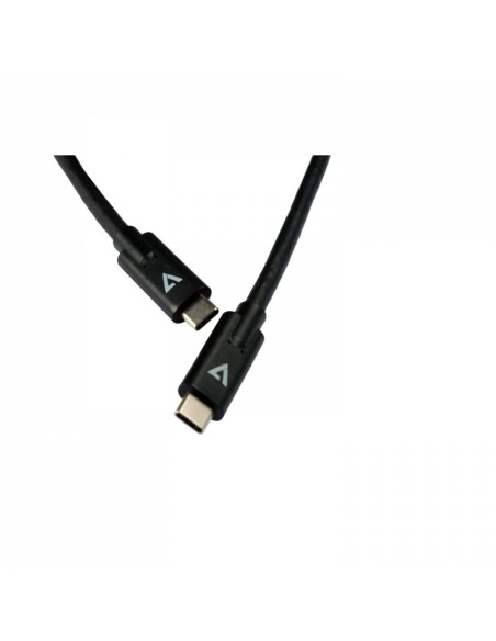V7 Cable USB con conector USB-C Macho Macho 2 m 6.6ft Negro