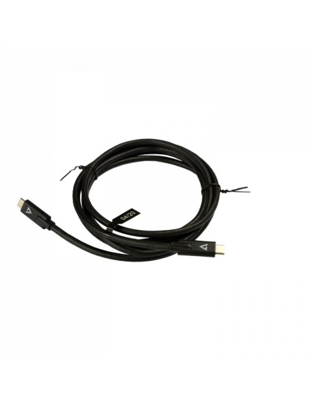 V7 Cable USB con conector USB-C Macho Macho 2 m 6.6ft Negro