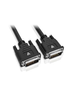 V7 Cable de vÍ­deo con conector DVI-D macho a DVI-D macho 5 m 16.4ft Negro
