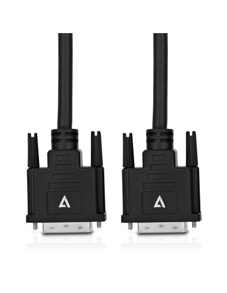 V7 Cable de vÍ­deo con conector DVI-D macho a DVI-D macho 5 m 16.4ft Negro