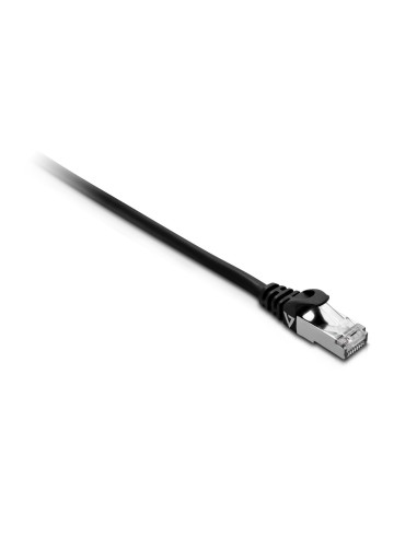 V7 Cable RJ-45 blindado y laminado Cat7 S FTP (S-STP) Macho Macho, 2 m 6.6ft Negro