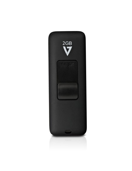V7 VF22GAR-3E unidad flash USB 2 GB USB tipo A 2.0 Negro