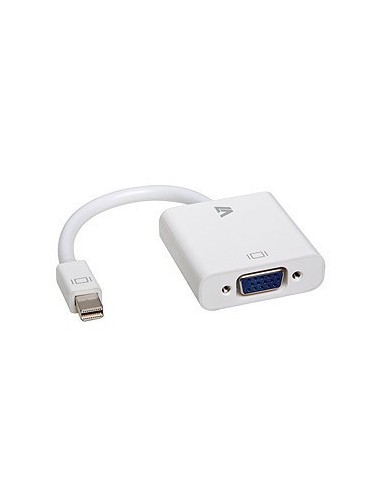 V7 Adaptador de vÍ­deo con conector Mini DisplayPort macho a VGA (D-sub) hembra 0,17 m Blanco