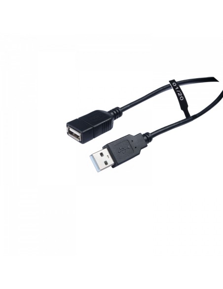 V7 Cable de extensión usb 2.0 tipo-a macho a usb tipo-a hembra 1.8m negro