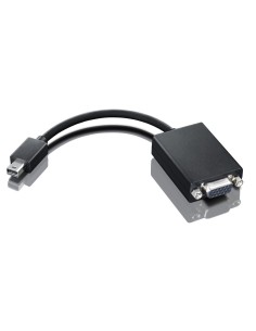 Lenovo cable gender changer mini-DisplayPort, VGA Negro