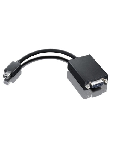 Lenovo cable gender changer mini-DisplayPort, VGA Negro