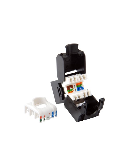 Equip cable gender changer RJ-45, LSA Negro