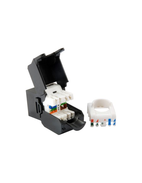 Equip cable gender changer RJ-45, LSA Negro