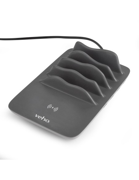 Veho HUB USB 2.0 NÂº Puertos USB 4  Negro