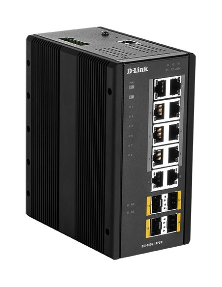 D-Link Gestionado L2 Gigabit Ethernet (10 100 1000) EnergÍ­a sobre Ethernet (PoE) Negro