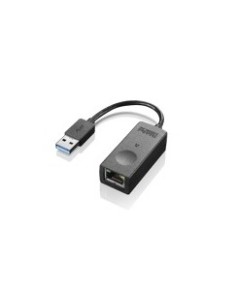Lenovo Adaptador y tarjeta de red Ethernet USB 3.2 Gen 1 (3.1 Gen 1) Negro
