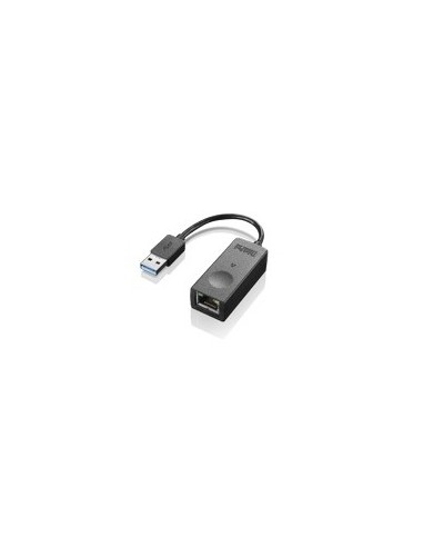Lenovo Adaptador y tarjeta de red Ethernet USB 3.2 Gen 1 (3.1 Gen 1) Negro