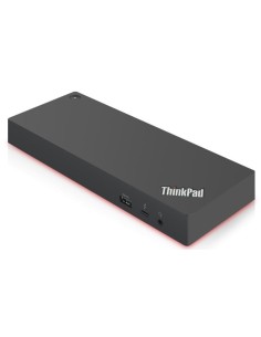 Lenovo Base para portátil y replicador de puertos Alámbrico Thunderbolt 3 Negro, Rojo
