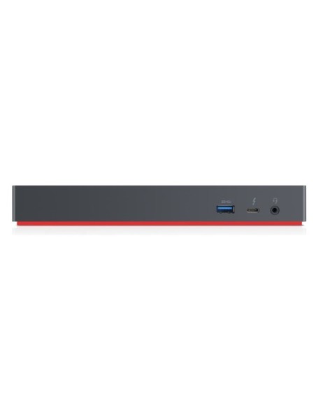 Lenovo Base para portátil y replicador de puertos Alámbrico Thunderbolt 3 Negro, Rojo