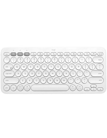 Logitech K380 teclado bluetooth qwertz aleman blanco